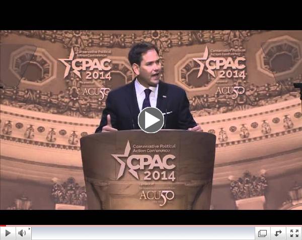 CPAC 2014 - U.S. Senator Marco Rubio (R-FL)