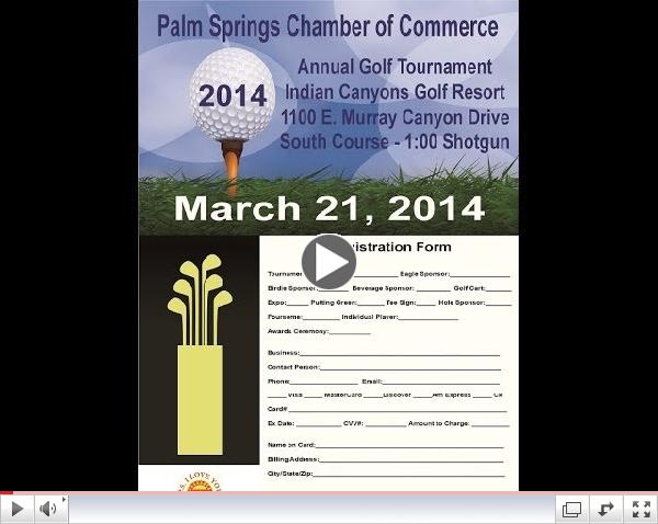 2014 Palm Springs Annual Golf Tournament