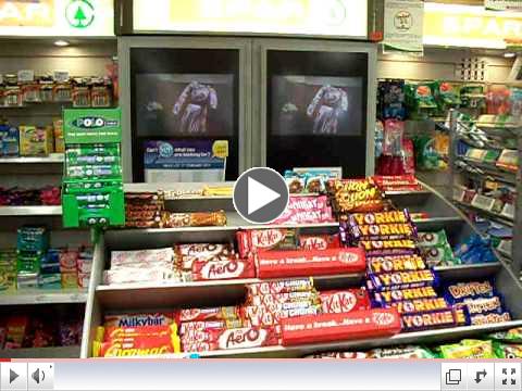Cadbury's Chocos C-Store Screen