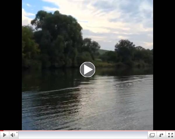 sailing towards Rothenburg, Germany on Tauck's MS Savor