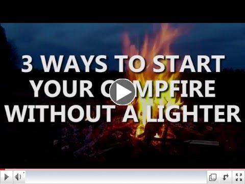 Avalon RV Center: 3 ways to start your camp fire without using a flame