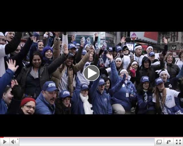 Behind the Scenes:  NYC Gets Behind One Million Strong