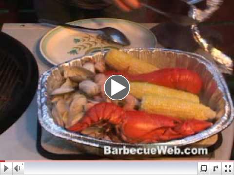 Lobster, Clam, Shrimp on the Grill by the BBQ Pit Boys