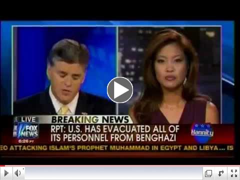 Sean Hannity and Michelle Malkin Tell it Like it is About the Arab Spring (12 Sept 2012)