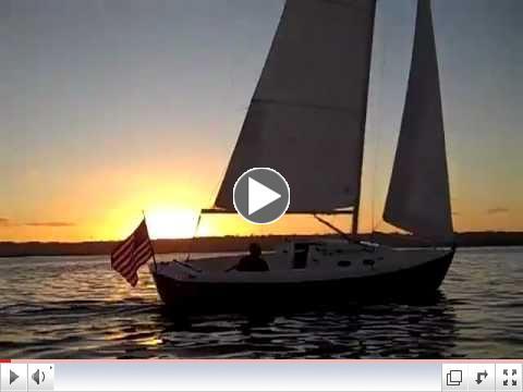 W.D. Schock Harbor 25 taken from a Harbor 20 San Diego Bay