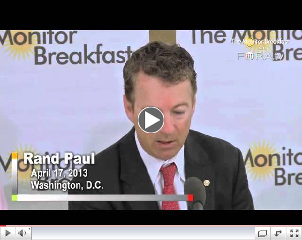 Rand Paul: Obama Using Newtown Families as 