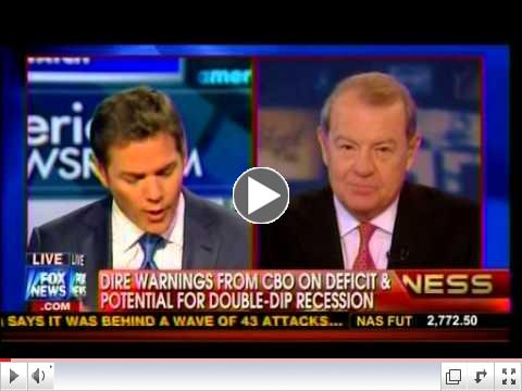 Dire Warnings From CBO On Deficit and Potential for Double-Dip Recession - Stuart Varney