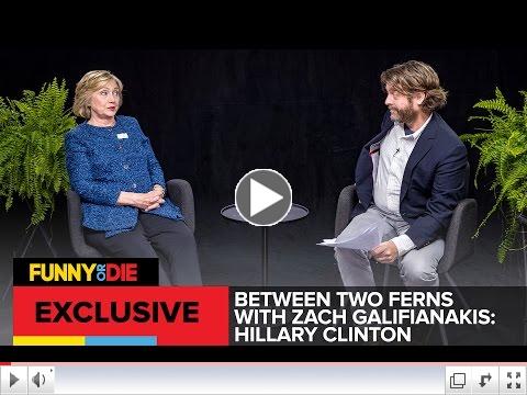Hillary Clinton Goes Between Two Ferns with Zach Galifianakis
