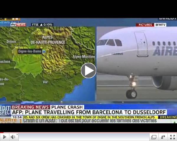 Search For Survivors After French Plane Crash