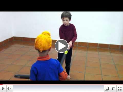 children doing gatka