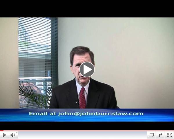  Attorney John P. Burns explains why you probably don't want to represent yourself after an injury accident.