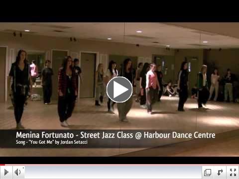 Menina Fortunato's Street Jazz Class at Harbour Dance Centre - 