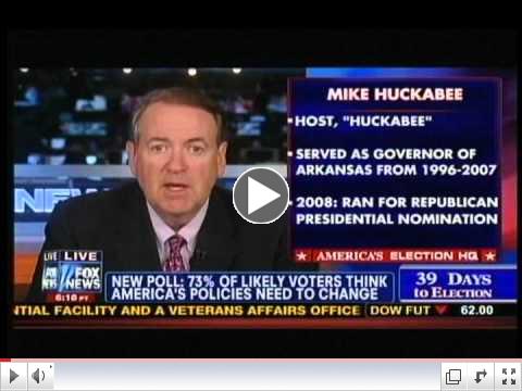 Huckabee Goes There... Compares Benghazi Coverup to Watergate Except With Dead Bodies