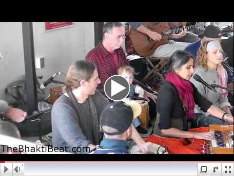 Nina Rao w. Krishna Das & Bodhi-Narayana, NYC Bhajan Boat 2012