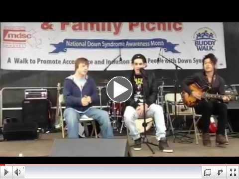 The Voice's James Massone at the 2012 Buddy Walk & Family Picnic