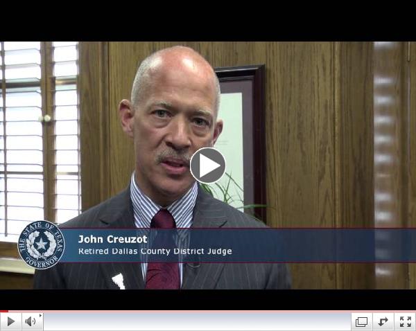 John Creuzot, Retired Dallas County District Judge