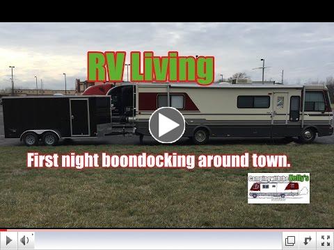 First night boondocking around town