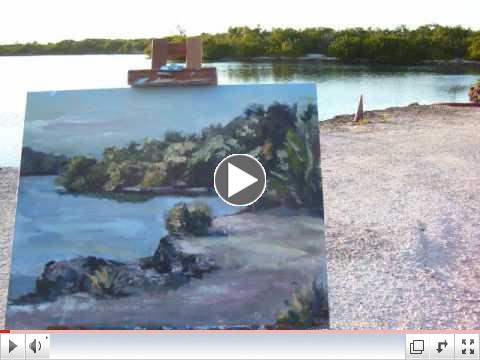 Painting 'Cove' in Keys, FL / by Denise Justice - Artist