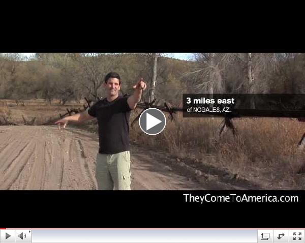 Gang of 8 take photo-op in Nogales, AZ. But had they turned the camera to the left...
