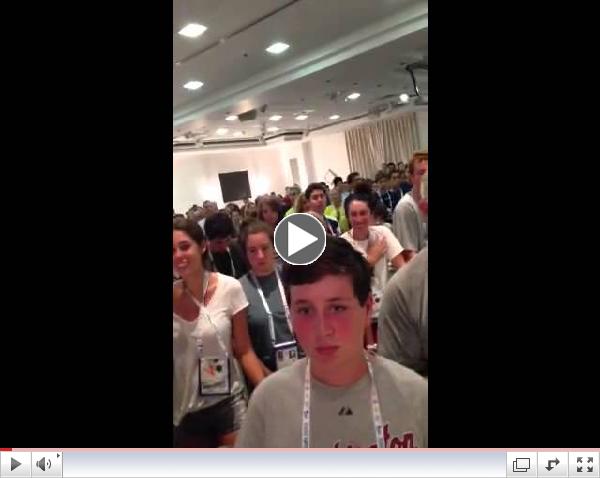 Ha tikvah sung by Samantha de Leve