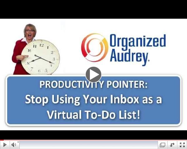 Stop Using Your Inbox as a Virtual to-do list!