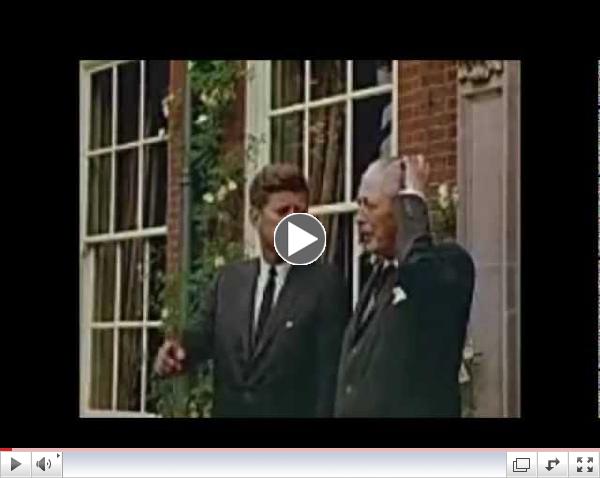 June 29-30, 1963 - President John F. Kennedy visits Harold Macmillan, Birch Grove House, Sussex