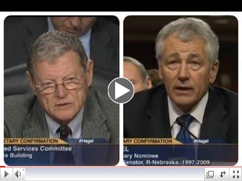 GOP Senator Confronts Hagel on Why Iran Endorsed His Nomination
