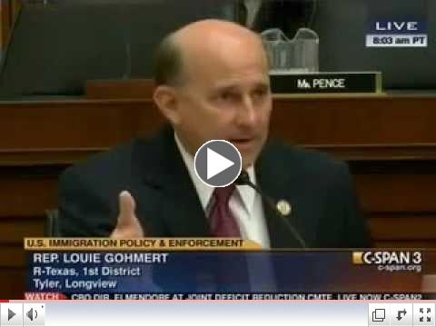 Rep. Gohmert Questions DHS Sec. Janet Napolitano