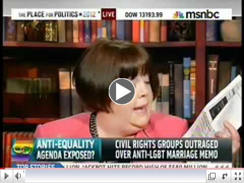 MSNBC: Anti-Equality Memos Exposed