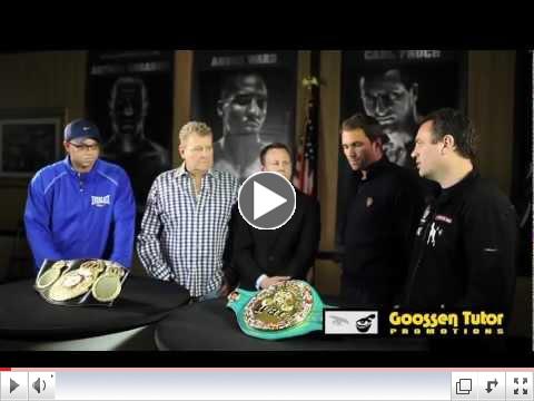 Super Six Finals Promoters and Trainers talk about Ward vs Froch