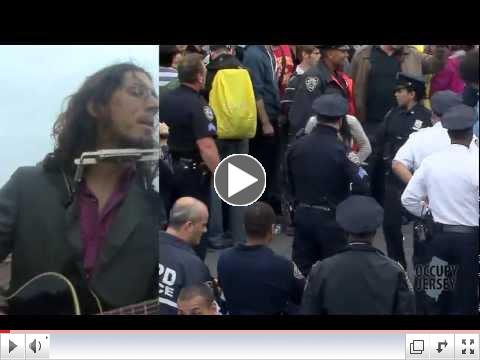 Blowin' in the Wind - Occupy Wall Street, leaving the Brooklyn Bridge