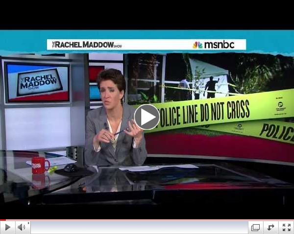 Rachel Maddow Updates Shooting of Florida Muslim by FBI (CAIR-FL)