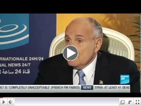 france24- Rudy Giuliani -Iranian Gathering- Paris-June 23 2012