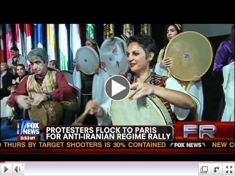 TV Fox News - Iranian gathering june 23 2012 Villepinte Paris