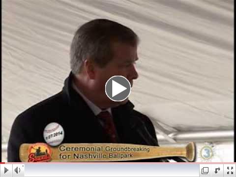 Ceremonial Groundbreaking for Nashville's New Minor League Ballpark