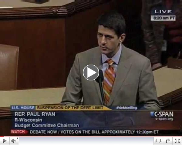 Paul Ryan: The Moral Obligation To Budget Responsibly