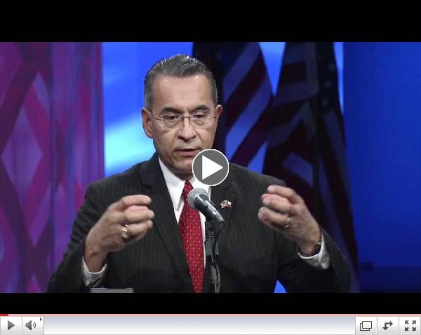 Mike George and Texas Rep. Raul Torres about Lean Six Sigma