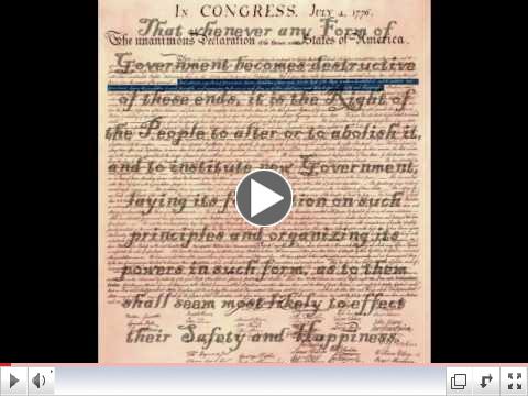The Declaration of Independance