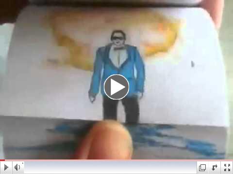 Oppa Gangnam Style in paper!