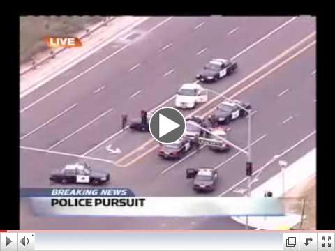 Orange County Police Car Chase - Benny Hill Themed