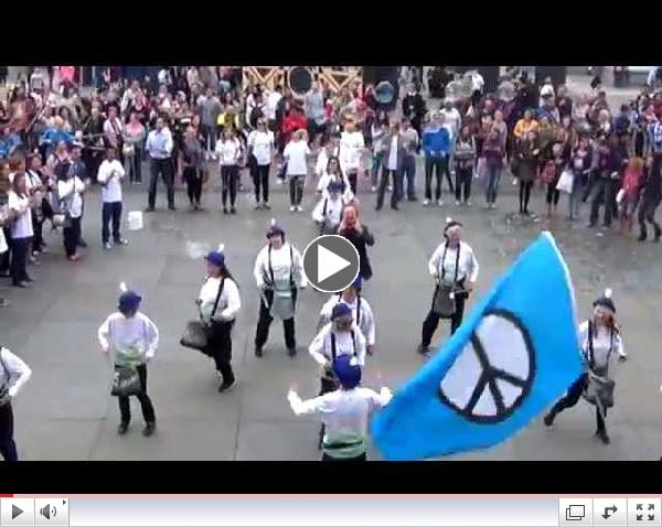 PEACE FLASHMOB LONDON 21.09.2014