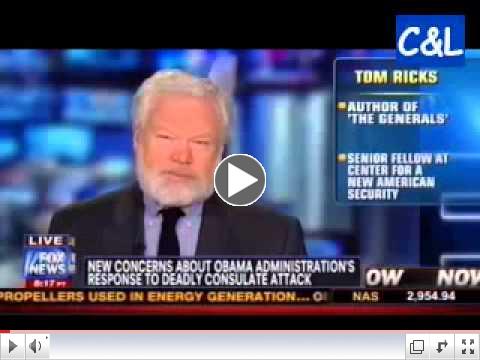 Fox News ends interview after Thomas Ricks criticizes network