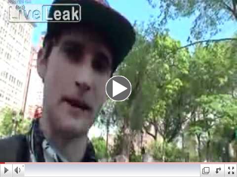 Occupier Thanks Former Soviet Citizen for 'Converting' Him to Capitalism, Pro-Israel, Pro-USA