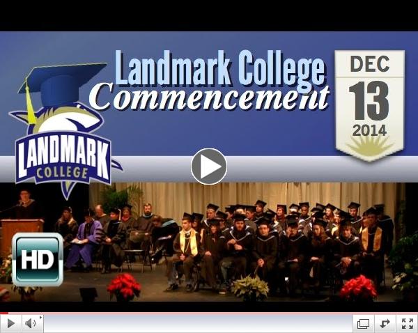 Landmark College Commencement: Fall 2014