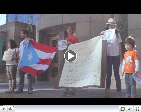 Libertad para Oscar Lopez Rivera - Santiago, Chile
