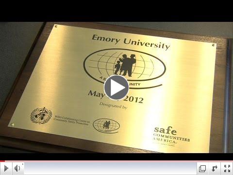 Emory Receives Safe Community Award