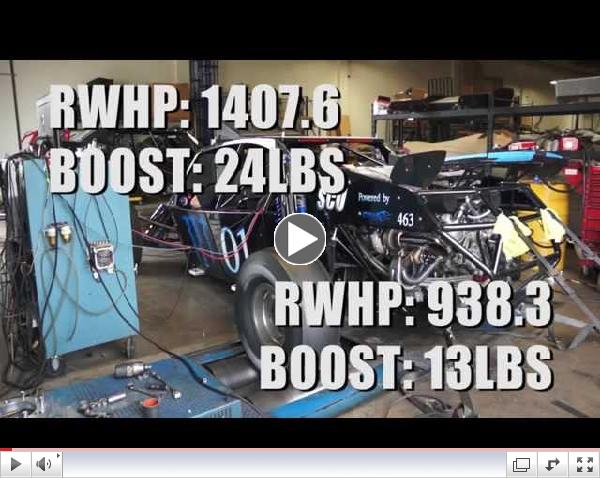 CBM Motorsports Twin Turbo 463 LSX, SCU on the dyno.