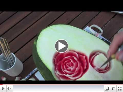 Watermelon carving