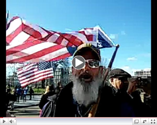 'Hang the Traitor' Shout Protesters Outside White House for 'Constitutional Sheriffs' Rally