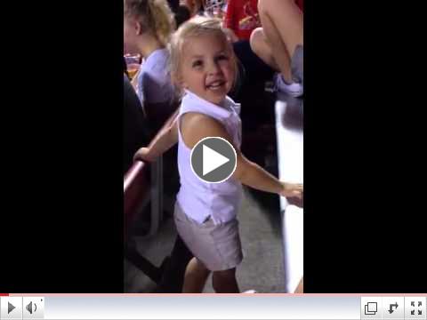 Gabrielle's First Ball Game